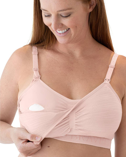 Sublime Hands-free Pumping & Nursing Bra - Pink Heather – Green Bean Baby  Boutique