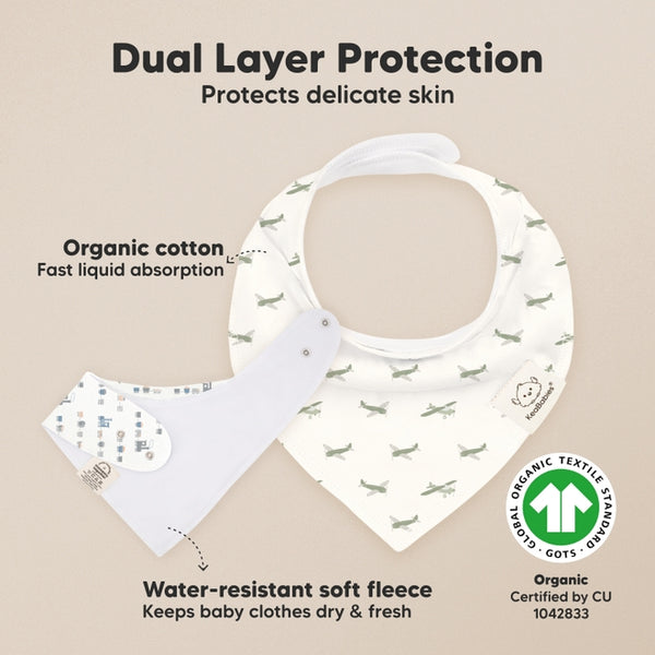 Organic Cotton Bandana Bibs - Vessels