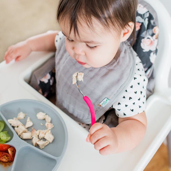 Organic Cotton Muslin Bibs (Pack of 5) - Various Colors