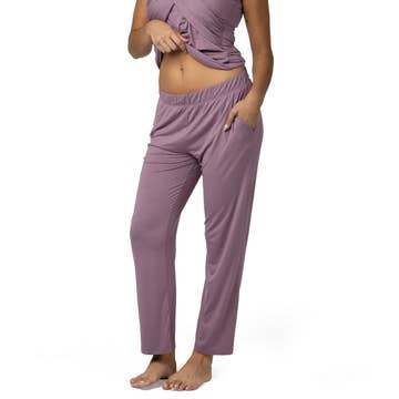 Davy Ultra Soft Maternity and Nursing Pajamas Set - Dusty Mauve