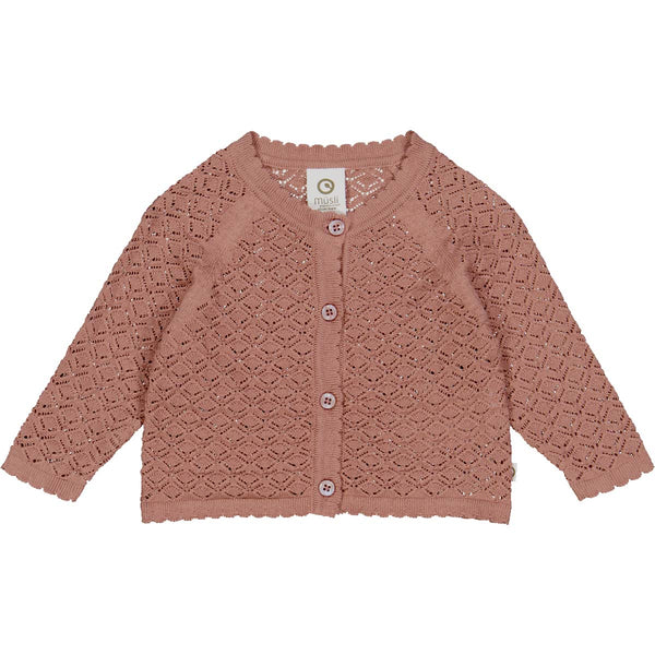 Knit Scallop Cardigan - Daydream