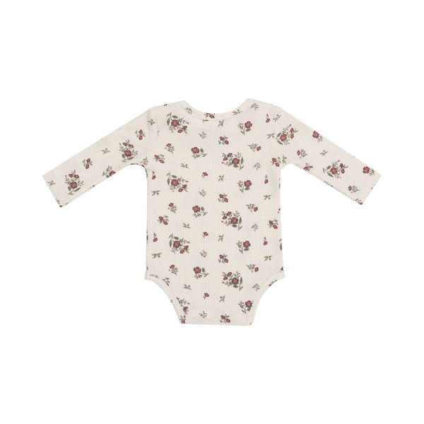 Long Sleeve Bodysuit - Misty Rose Floral