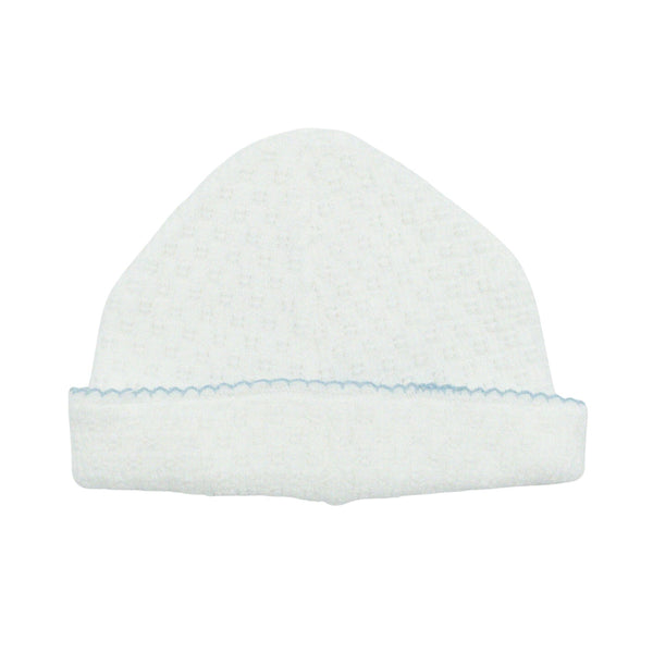 White Saylor Cap (No Bow) - Various Trim Colors