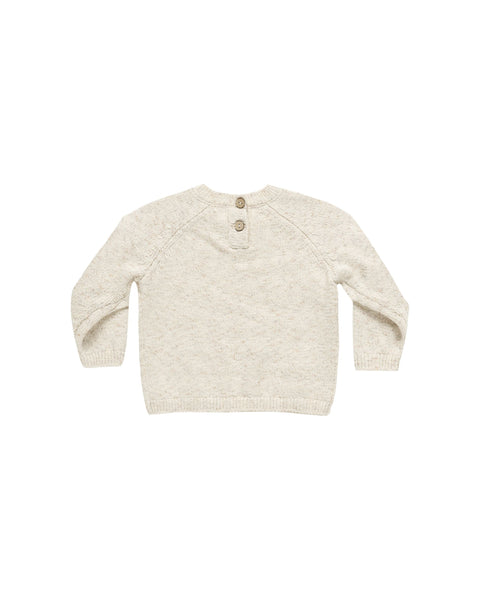 Knit Sweater - Speckled Natural