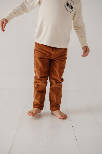 Corduroy Pants - Clay