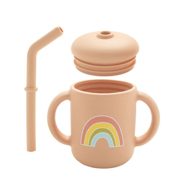 Fresh & Messy Sippy Cup - Rainbows and Sunshine