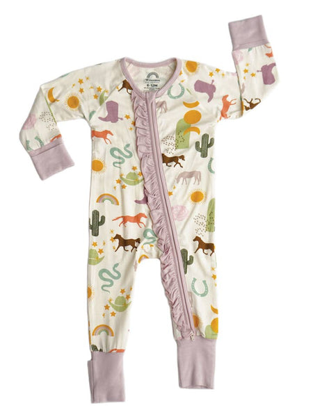 Bamboo Baby Convertible Romper - Wild and Free