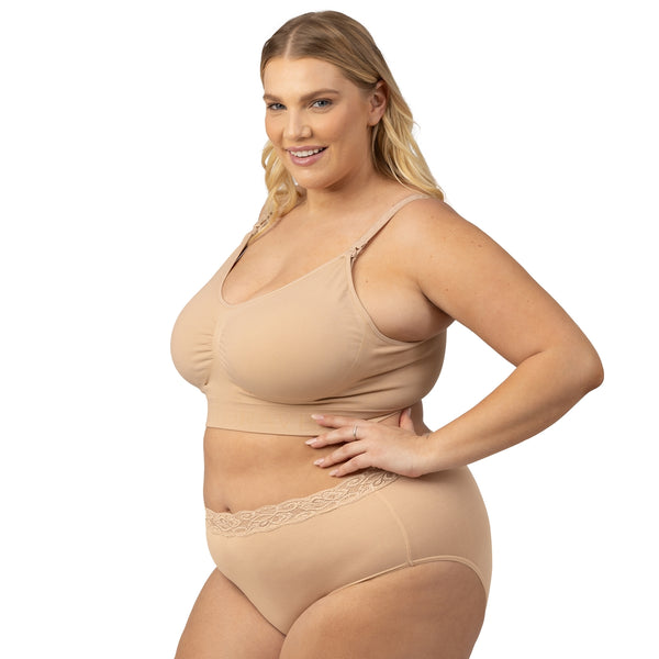 Simply Sublime Busty Nursing Bra - Beige