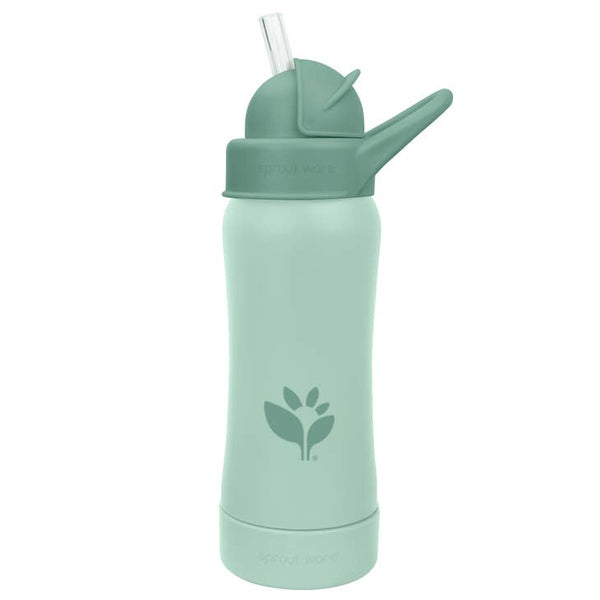 Sprout Ware Straw Bottle 10oz - Sage