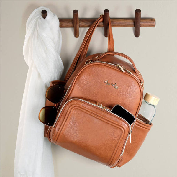 Itzy Mini Plus Diaper Bag - Cognac