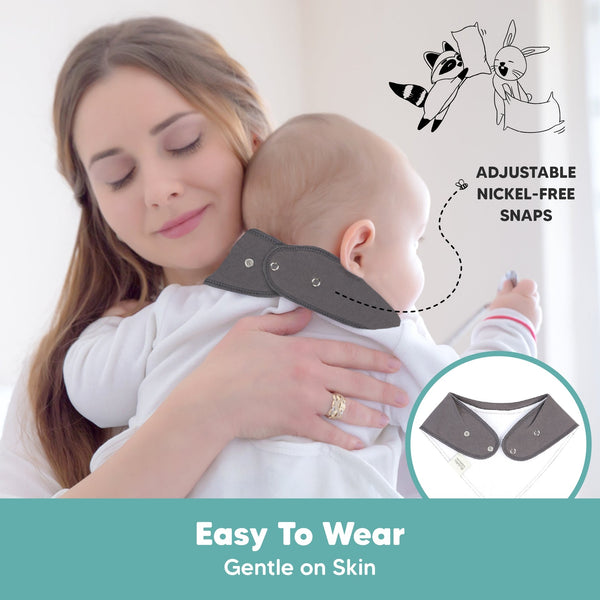 Organic Cotton Bandana Bibs - Nordic