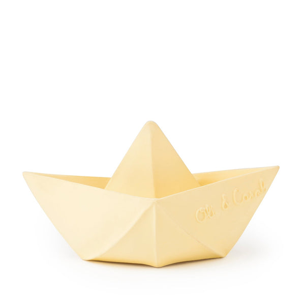 Origami Boat Toy - Vanilla