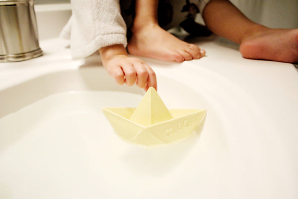 Origami Boat Toy - Vanilla