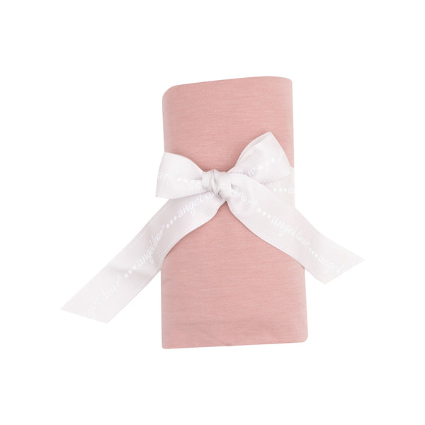 Bamboo Swaddle Blanket - Solid Mellow Rose