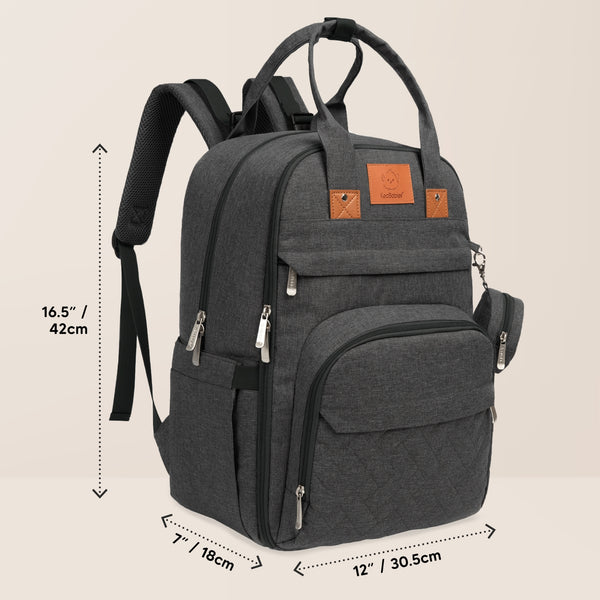 Rove Diaper Backpack - Charcoal