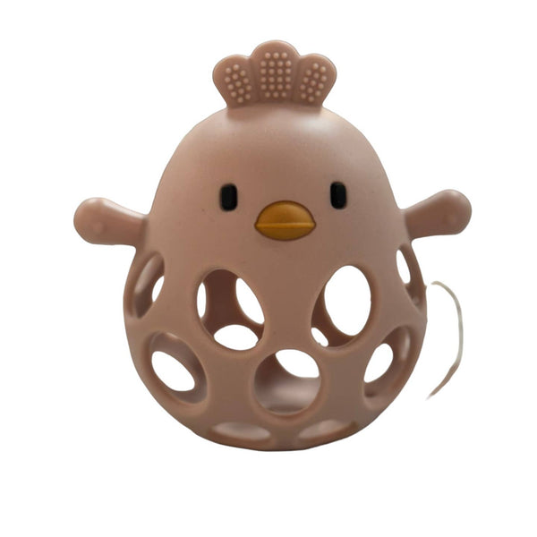 Silicone 3D Chicken Teether - Various Colors