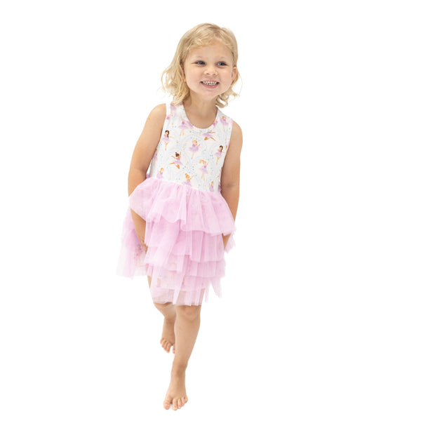 Twirly Tank Tutu Dress - Bow Ballerinas