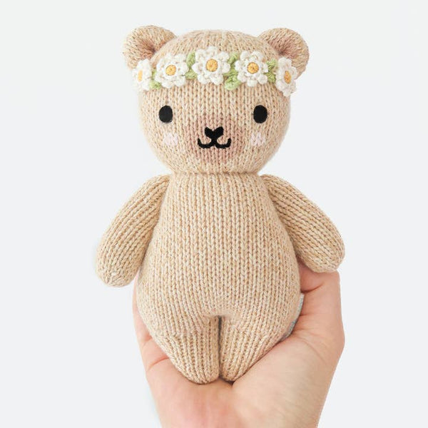 Baby Honey Bear (Ivory Floral)