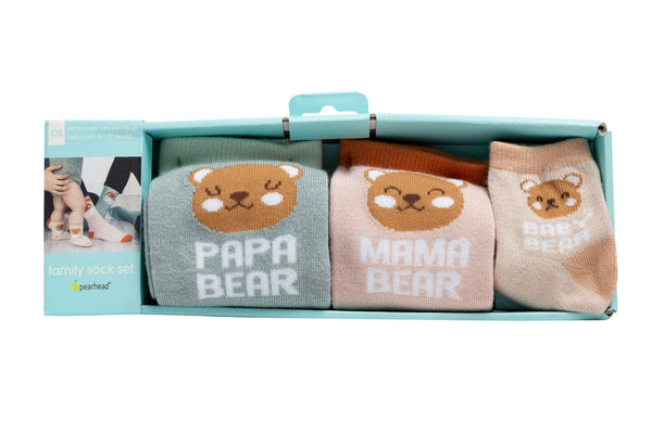 Woodland Family Sock Set, Set of 3