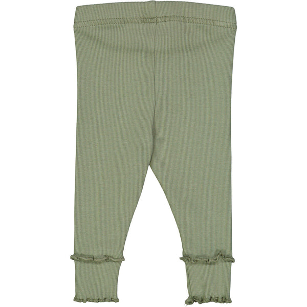 Cozy Me Rib Baby Leggings - Poetry Green