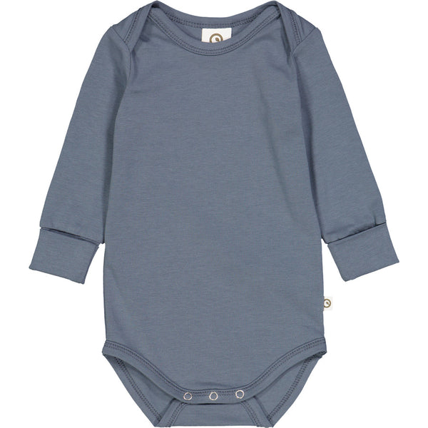 Cozy Me Long Sleeve Bodysuit - Stormy Blue