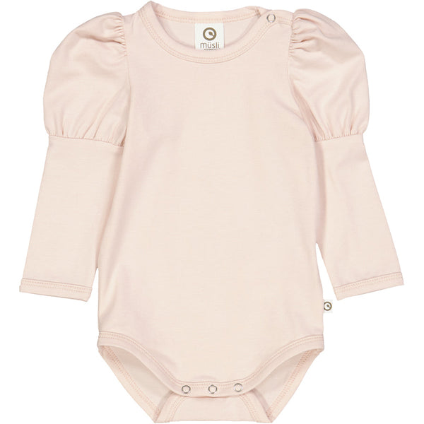 Cozy Me Puff Long Sleeve Bodysuit - Nightingale