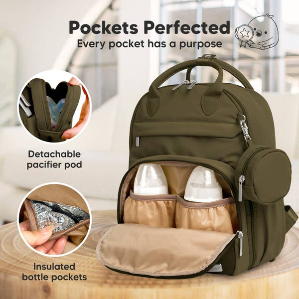 Play Diaper Bag - Dark Olive