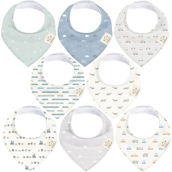 Organic Cotton Bandana Bibs - Vessels