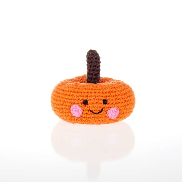 Orange Pumpkin Rattle