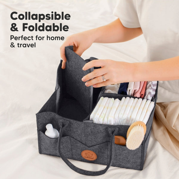 Diaper Caddy Organizer - Mystic Grey