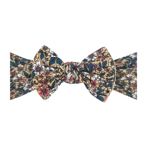 Printed Knot Bow Headband - Various Colors