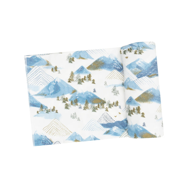 Bamboo Swaddle Blanket - Mountains