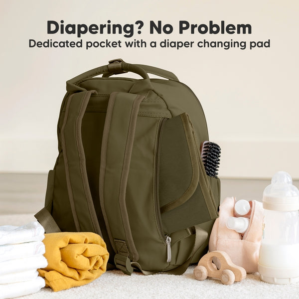 Play Diaper Bag - Dark Olive