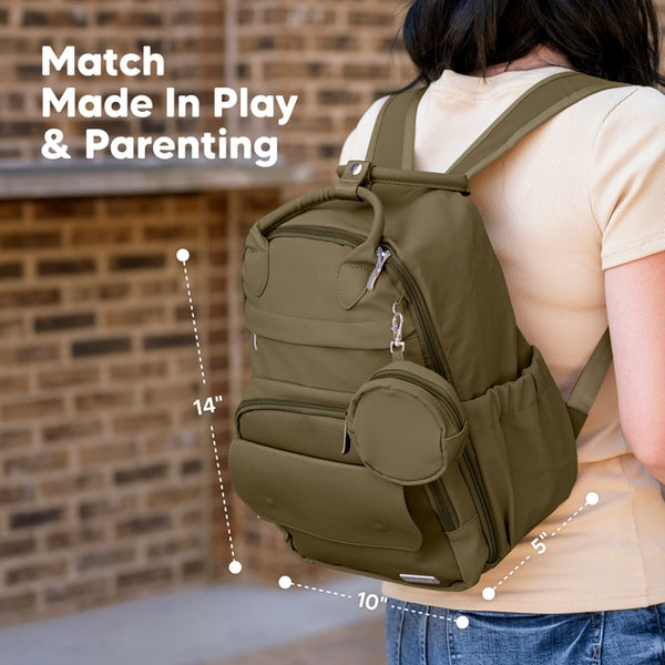 Play Diaper Bag - Dark Olive