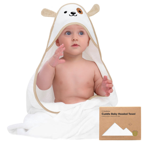 Cuddle Baby Hooded Towel - Dog