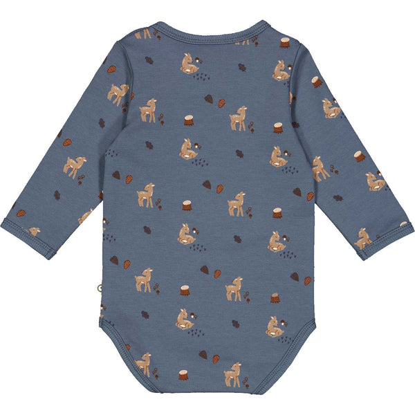 Long Sleeve Bodysuit - Deer