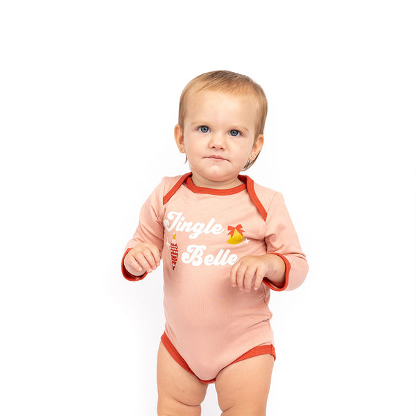 Holiday Long Sleeve Bodysuit - Jingle Belle