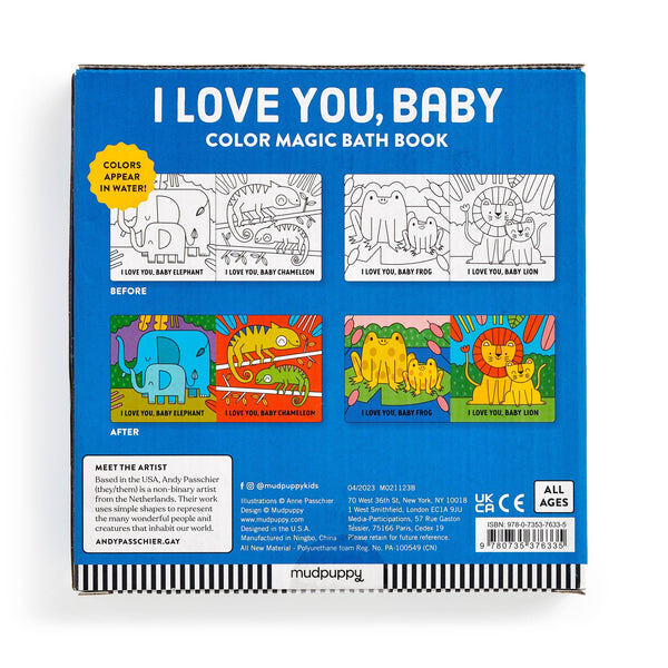 I Love You Baby: Color Magic Bath Book