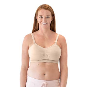 Sublime Hands-free Pumping & Nursing Bra - Busty - Beige