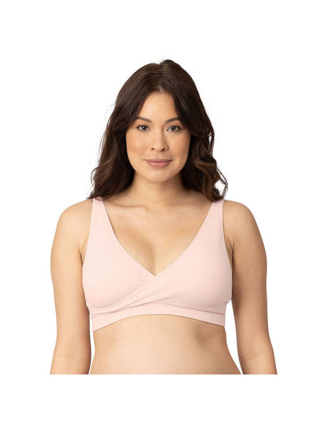 Sublime Adjustable Crossover Nursing and Lounge Bra - Soft Pink