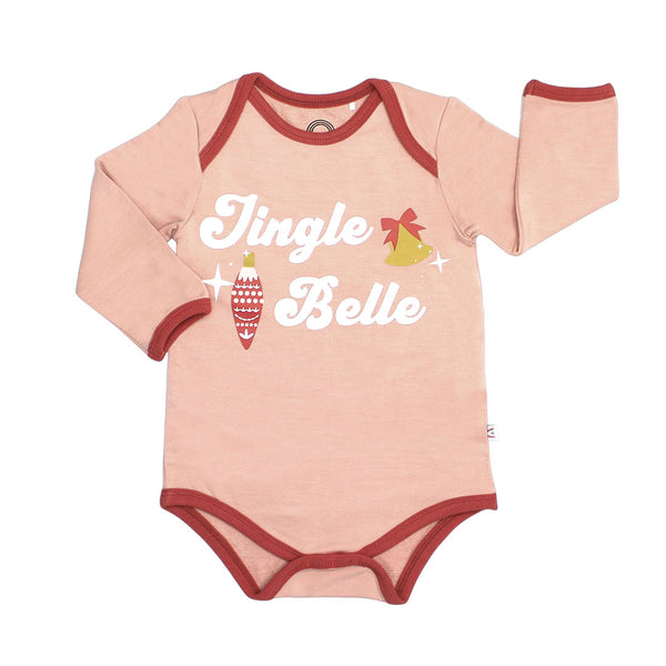 Holiday Long Sleeve Bodysuit - Jingle Belle