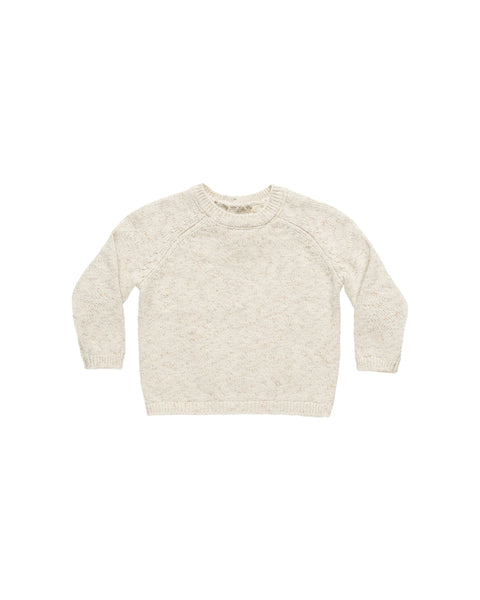 Knit Sweater - Speckled Natural