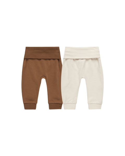 Baby Pant Set - Cinnamon, Natural