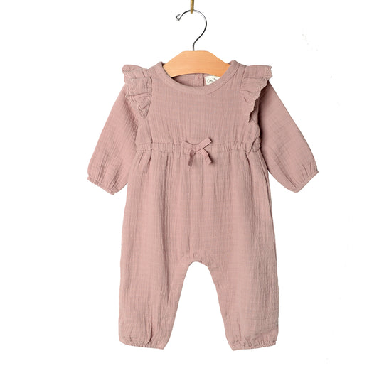 Flutter sleeve romper baby best sale