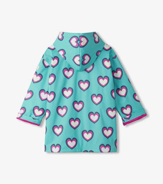 Color-Changing Raincoat - Hearts