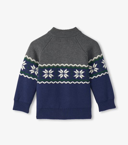 Winter Knit Mockneck Sweater