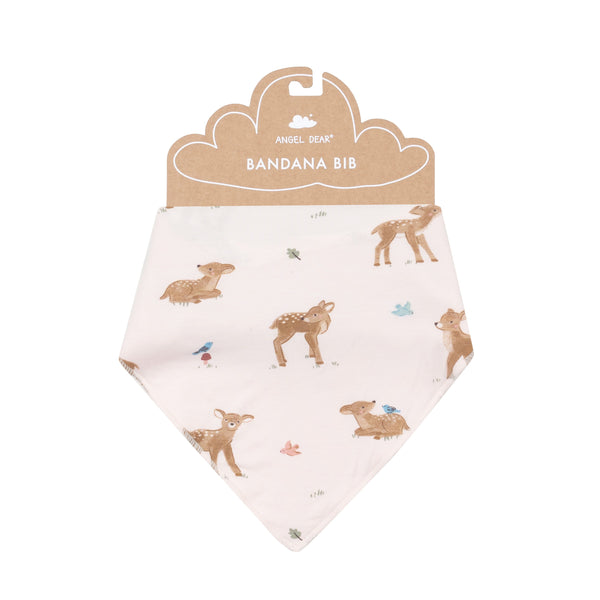 Bamboo Bandana Bib - Soft Deer