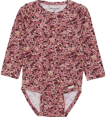 Long Sleeve Bodysuit- Dusty Rose Floral