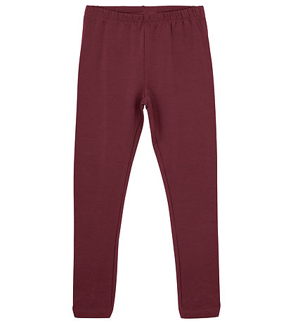 Fleece Leggings - Tawny Port