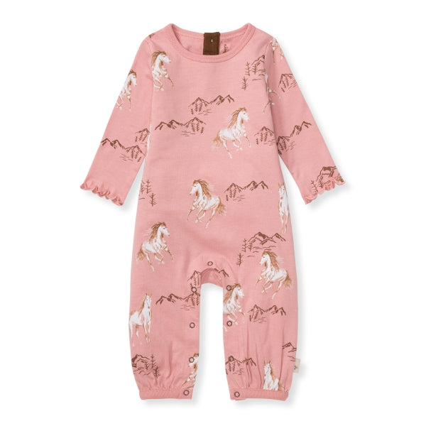 Horse Love Jumpsuit - Autumn Rose